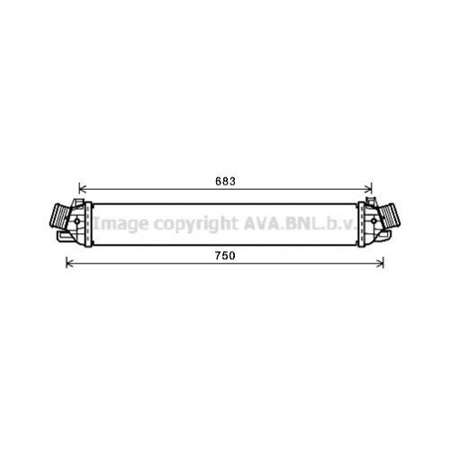 ΨΥΓΕΙΟ INTERCOOLER 1.4 TB ΒΕΝΖΙΝΗ - 2.0 JTD ΠΕΤΡΕΛΑΙΟ (630x100x64) ALFA ROMEO GIULIETTA 2010 - ( 940 ) 100006210