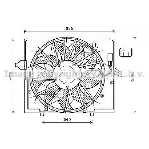 Βεντιλατέρ Νερού BMW 6 Series 2003 - 2007 155006450