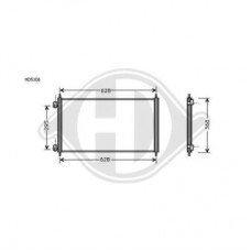 ΨΥΓΕΙΟ A/C 1.4i-1.6i-1.7i ΒΕΝΖΙΝΗ (612x339x16) HONDA CIVIC 2004 - 2005 ( EP / S / U / V / M ) 027206430