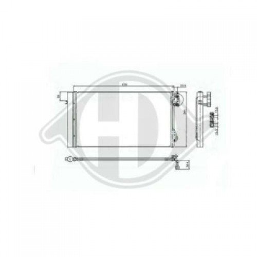 ΨΥΓΕΙΟ A/C 2.0-3.0 TURBO DIESEL(58,7x34) BMW Z4 2009 - 2012 ( E89 ) 156006410