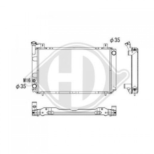ΨΥΓΕΙΟ 1,4-1,6cc (59x35) T/O NISSAN SUNNY 1986 - 1990 ( B12 ) 096806310