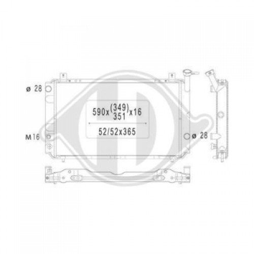 ΨΥΓΕΙΟ 1,0-1,3-1,5-1,6cc (59x34,8) ΤΑΠΑ Σ/Ο NISSAN SUNNY 1986 - 1990 ( B12 ) 096806330