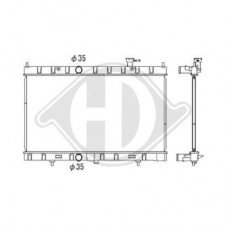 ΨΥΓΕΙΟ ΝΕΡΟΥ 2.0-2.5 16v ΒΕΝΖΙΝΗ (410x741x16) NISSAN XTRAIL 2014 - 2017 583006310