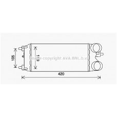 ΨΥΓΕΙΟ INTERCOOLER 1.5 TDCi ΠΕΤΡΕΛΑΙΟ (300x150x80) ΠΑΡΟΧΕΣ ΙΣΙΑ FORD KA 2016 - ( + ) 330106220