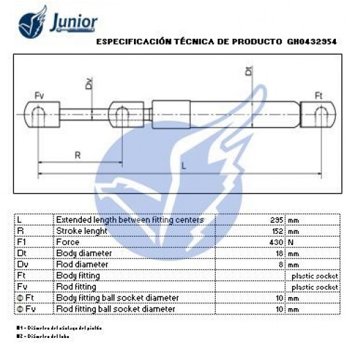 Αμορτισέρ Παγκάζ BMW 6 Series 2011 - 2015 155108305