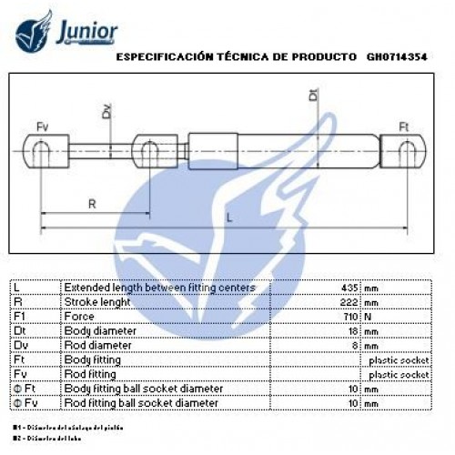 Αμορτισέρ Παγκάζ MINI COOPER 2011 - 2014 696508335