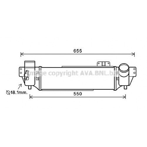 ΨΥΓΕΙΟ INTERCOOLER 2.5 CRDi 06- (420x120x90) KIA SORENTO 2007 - 2009 ( JC ) 056606210