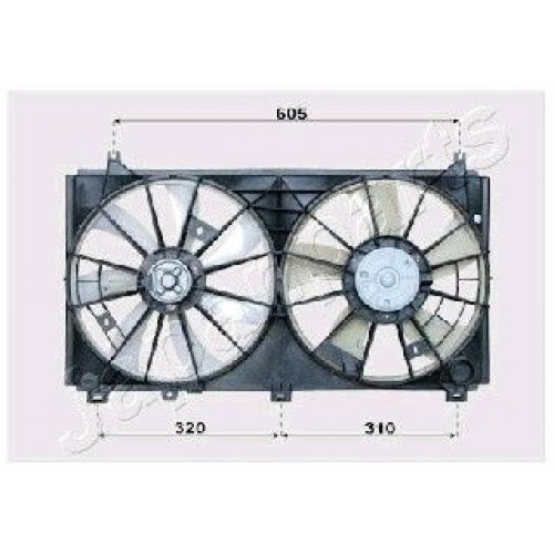 Βεντιλατέρ Νερού LEXUS IS 2005 - 2009 ( XE20 ) 487106440 Βεντιλατέρ Νερού LEXUS IS 2005 - 2009 ( XE20 ) 487106440