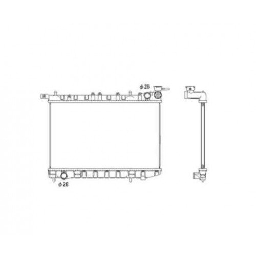 ΨΥΓΕΙΟ 1,4-1,6 (52,8x32) (28/28) NISSAN SUNNY 1991 - 1995 ( N14 ) 086006305