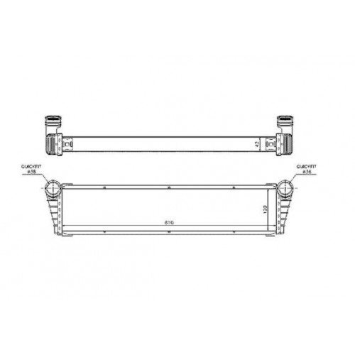 ΨΥΓΕΙΟ 2.9-S 3.2-S 3.4 ΒΕΝΖ (61x12x4.2) ΚΕΝΤΡΙΚΟ PORSCHE CAYMAN 2006 - 2009 ( 987 ) 652306300