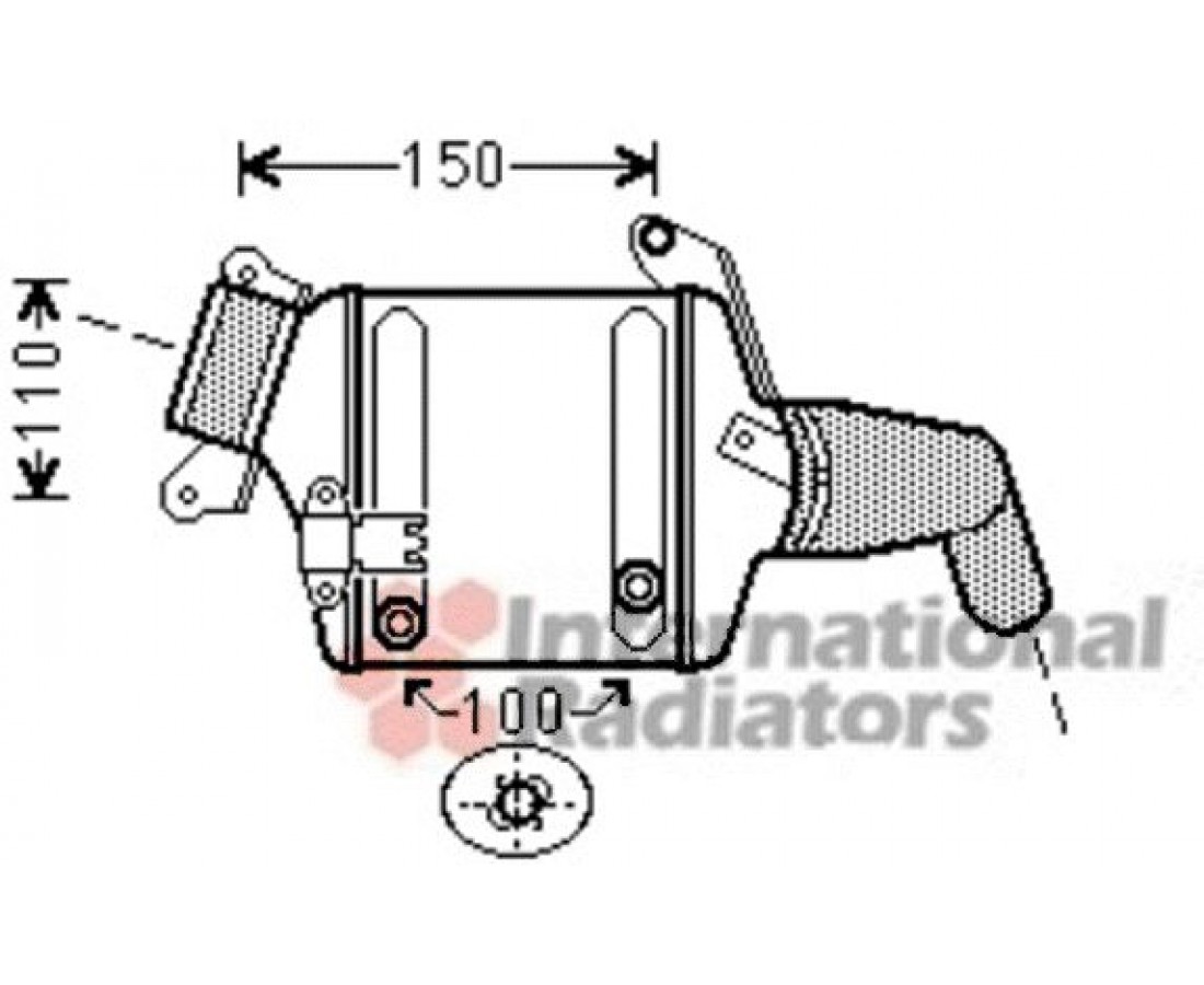 Ψυγείο Intercooler BMW X5 2014 F15 151106202 Xcar