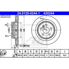 Δισκόπλακες BMW 2 Series 2014 - ATE 24