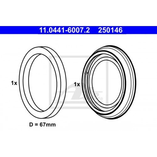 Μεμονωμένα εξαρτήματα MERCEDES S CLASS 1998 - 2002 ( W220 ) ATE 11.0441-6007.2 Μεμονωμένα εξαρτήματα MERCEDES S CLASS 1998 - 2002 ( W220 ) ATE 11.0441-6007.2