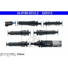 Τακάκια Σετ BMW 5 Series 2010 - 2014 (F10) (F11) ATE 24.8190-0312.2