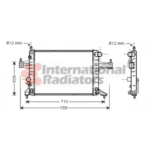 Ψυγείο Νερού OPEL COMBO 2000 - 2004 BEHR 028606325