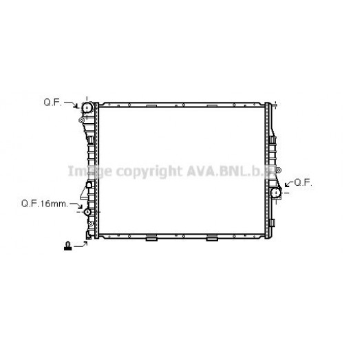 Ψυγείο Νερού BMW X5 2000 - 2004 ( Ε53 ) BEHR 031306315