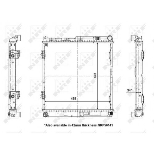 Ψυγείο Νερού MERCEDES E CLASS 1985 - 1993 ( W124 ) BEHR 051406340