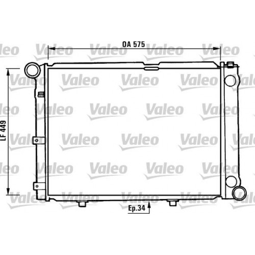 Ψυγείο Νερού MERCEDES 190E 1984 - 1993 ( W201 ) BEHR 051906345