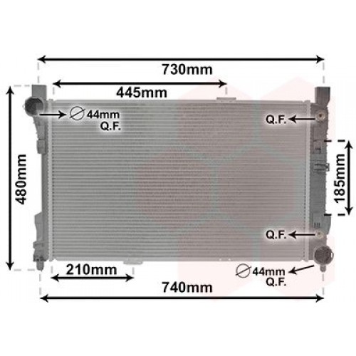 Ψυγείο Νερού MERCEDES C CLASS 2000 - 2003 ( W203 ) BEHR 052006325