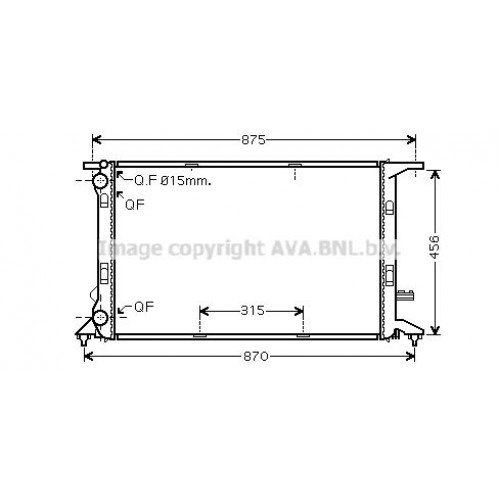 Ψυγείο Νερού AUDI Q3 2011 - 2014 BEHR 129006305