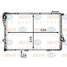 Ψυγείο Νερού BMW 5 Series 2000 - 2003 ( E39 F/L ) BEHR 058206335