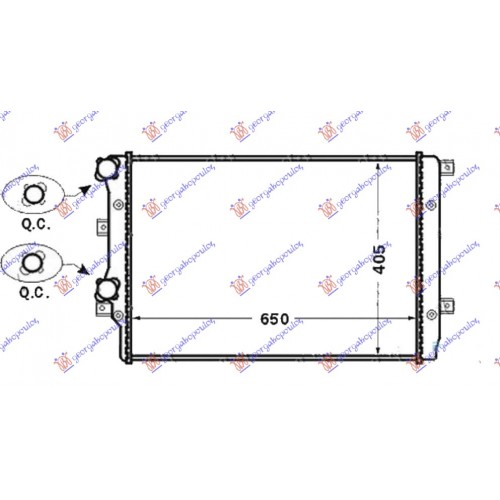 Ψυγείο Νερού VW GOLF 2008 - 2013 ( Mk6 ) BEHR 066006345