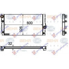 Ψυγείο Νερού BMW 7 Series 2008 - 2012 ( F01 / F02 ) BEHR 158006300