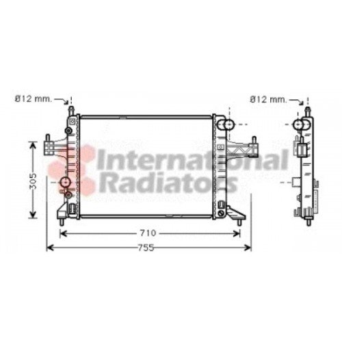 Ψυγείο Νερού OPEL COMBO 2000 - 2004 BEHR 028606325