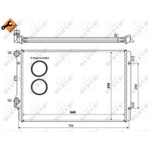 Ψυγείο Νερού SKODA OCTAVIA 2008 - 2013 ( 5 ) BEHR 045506335