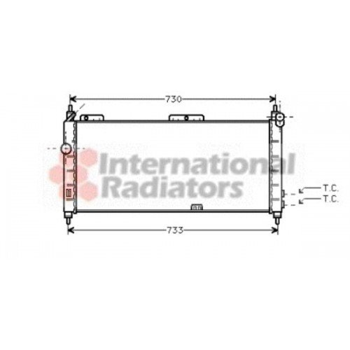 Ψυγείο Νερού OPEL CORSA 1993 - 2000 ( B ) BEHR 048706325