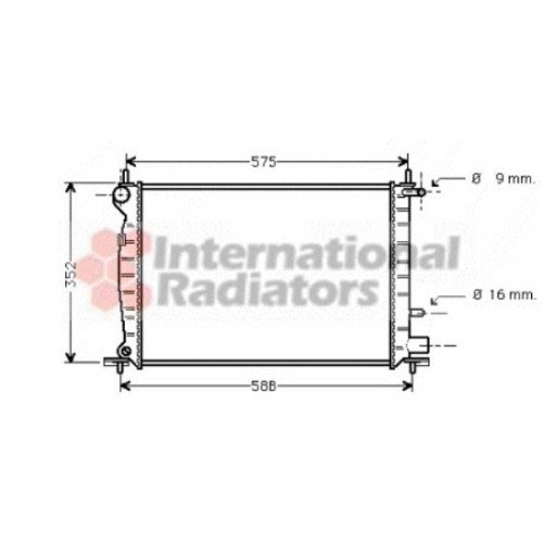 Ψυγείο Νερού FORD FIESTA 1996 - 1999 ( Mk4a ) BEHR 053006355 Ψυγείο Νερού FORD FIESTA 1996 - 1999 ( Mk4a ) BEHR 053006355