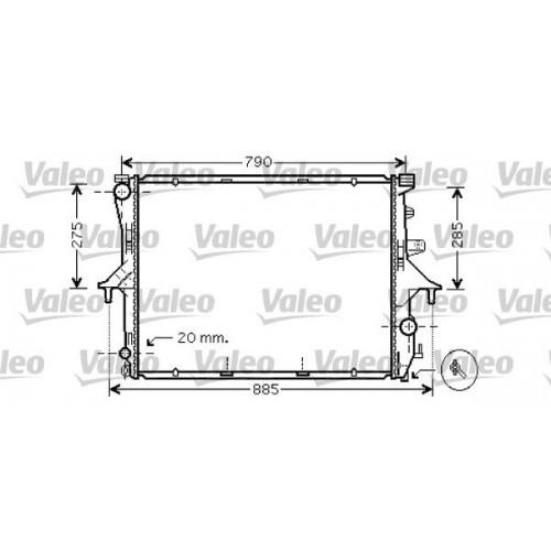 Ψυγείο Νερού PORSCHE CAYENNE 2003 - 2007 ( 955 ) BEHR 056106305