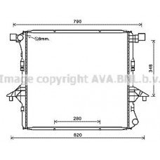 Ψυγείο Νερού VW AMAROK 2010 - 2013 BEHR 882006305