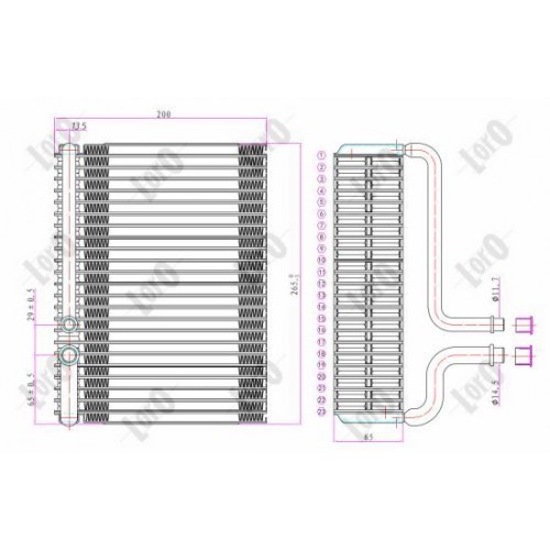 Ψυγείο A/C (Εξωτερικό) PEUGEOT 206 2000 - 2008 ( CC ) BEHR 6444C6 Ψυγείο A/C (Εξωτερικό) PEUGEOT 206 2000 - 2008 ( CC ) BEHR 6444C6