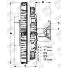 Βεντιλατέρ A/C BMW X6 2008 - 2012 ( Ε71 ) BERU 0