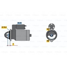 Μίζα SUZUKI BALENO 1994 - 1998 ( SY ) BOSCH 0 986 017 571