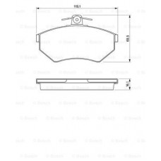 Τακάκια Σετ BOSCH 0