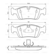 Τακάκια Σετ BOSCH 0