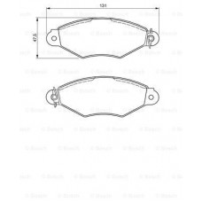 Τακάκια Σετ BOSCH 0