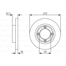 Δισκόπλακες BOSCH 0 986 479 U96