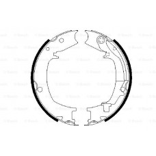 Χειρόφρενο HYUNDAI SANTA FE 2000 - 2004 ( SM ) BOSCH 0 986 487 711