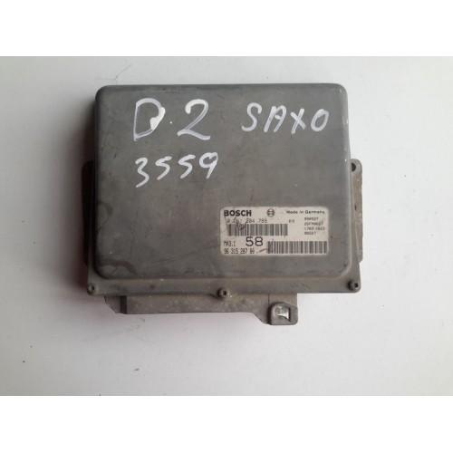 Εγκέφαλος Κινητήρα Κλειδωμένο CITROEN SAXO 1996 - 1999 BOSCH 0261204788