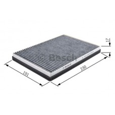 Φίλτρο αέρα εσωτερικού χώρου SUZUKI IGNIS 2000 - 2003 ( RG ) BOSCH 1 987 432 066