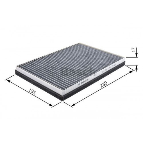 Φίλτρο αέρα εσωτερικού χώρου SUZUKI IGNIS 2000 - 2003 ( RG ) BOSCH 1 987 432 066