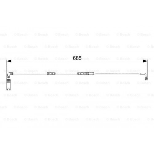 Τακάκια Σετ BMW 5 Series 2003 - 2007 ( E60/1 ) BOSCH 1 987 473 003