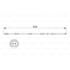 Τακάκια Σετ BMW 5 Series 2010 - 2014 (F10) (F11) BOSCH 1 987 473 509