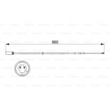 Τακάκια Σετ MINI COUNTRYMAN 2011 - 2014 ( R60 ) BOSCH 1 987 473 523