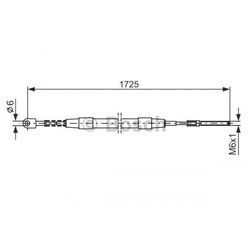 Ντίζες Χειροφρένου BMW 3 Series 1983 - 1987 ( E30 ) BOSCH 1 987 477 065