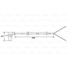 Αισθητήρας ABS MERCEDES VITO 1996 - 2003 ( W638 ) BOSCH 0 265 006 214