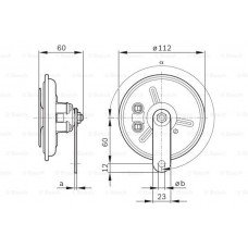 Κόρνα/τενόρος BOSCH 0